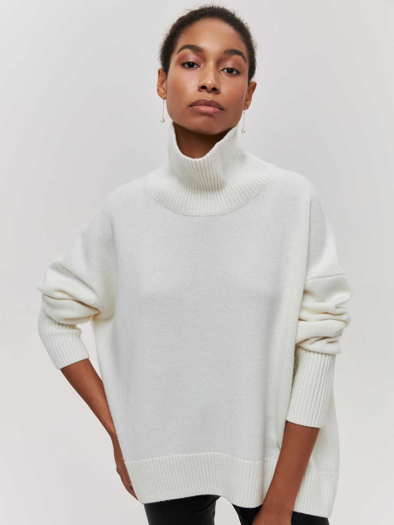 Aina™ - Uformell strikket genser