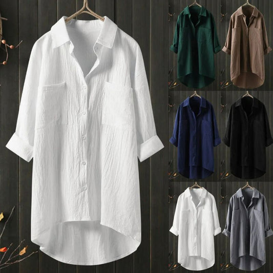 Suhan™ - Lang skjorte i overdimensjonert størrelse
